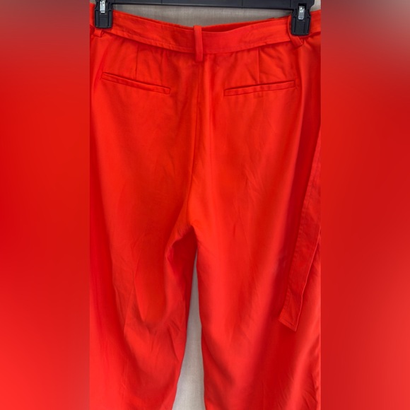 J. Crew Vibrant bright orange/ red Trousers Sz 6 - Picture 5 of 15